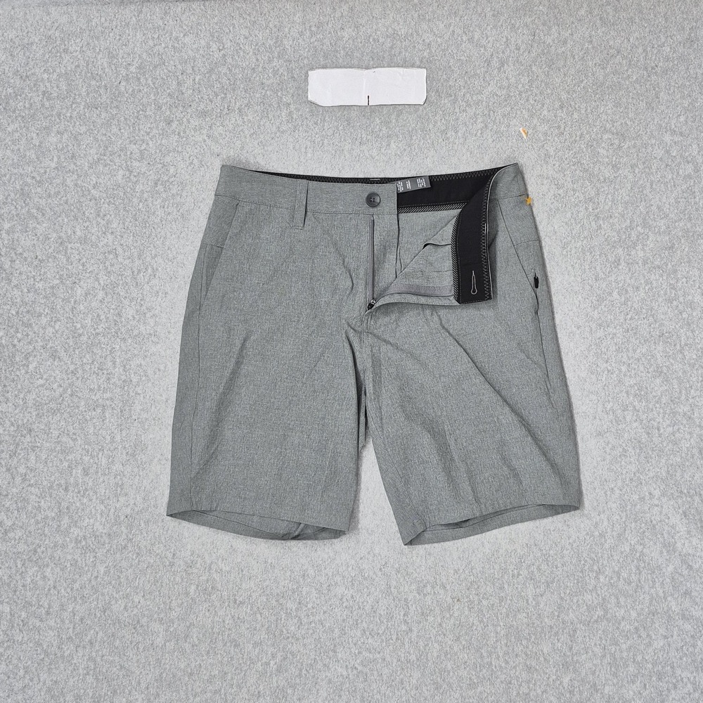 Vuori Men‎ Activewear Shorts 28 Gray Chino Aim Golf Performance 8" Inseam
